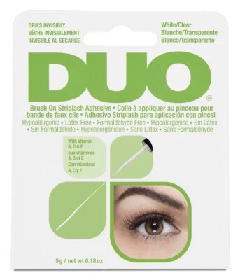 Duo Brush on Striplash Adhesive white/clear for Strip Lashes 5 g #56812 - Image 1 of 3
