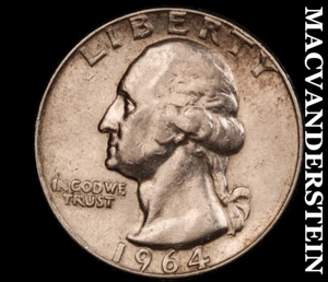 1964 Washington Quarter - Scarce Better Date No Reserve #B9384 - Picture 1 of 2