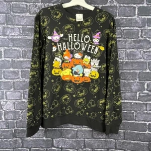 Hello Kitty Men's LARGE Printed Licensed Sweat shirt Halloween - Picture 1 of 11