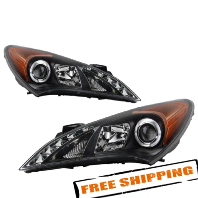 Spyder 5034250 Projector Headlights LED Halo DRL for 2010-2012 Hyundai Genesis Foto 1 de 4