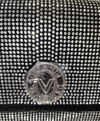 Tiracolo Valentino Orlandi preto strass novo com etiqueta $199 varejo - Imagem 1 de 4