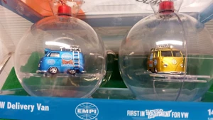 M2 Machines 1960 VW Delivery Van Christmas Ornaments, 2 Pk, Walmart Excl. - Picture 1 of 14