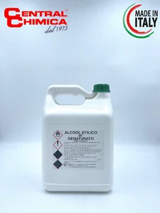 ALCOOL ETILICO DENATURATO 99,9 ° % 5 L DISINFETTANTE USO DOMESTICO E IND 1° QUAL - Foto 1 di 7