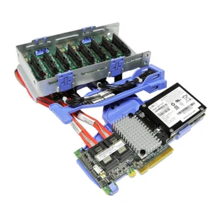 IBM ServeRAID M5015 6 Gb/s contrôleur RAID 46C8927 + BBU + câble + fond de panier - Photo 1 sur 5