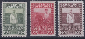 Ö 1908 Regierungsjubiläum ANK 150 - 152 z Kupferdruck Postfrisch ** € 75,-- - Bild 1 von 2