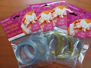 Bowdabra Bow Wire 250' Gold & Silver - Picture 1 of 2