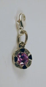 Plata Esterlina Febrero Piedra de Nacimiento Dije Garra de Langosta Broche Gratis EE. UU. Envío - Imagen 1 de 3
