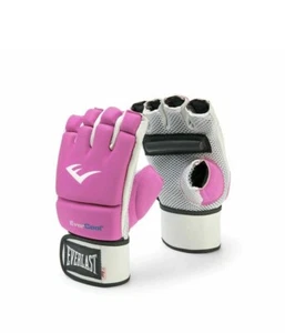 Everlast EverCool Kickboxing Gloves Pink Heavy Bag Training Mitt Work Kick Box - Picture 1 of 3