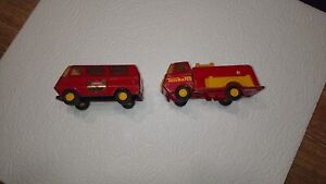  2 Camions Tonka Pompier Vintage 70 