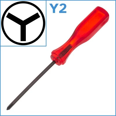 2pcs Y2 Precision Screwdriver Y Shape Tri-wing Tip Tamper Proof For Wii GBA DS - Image 1 of 3