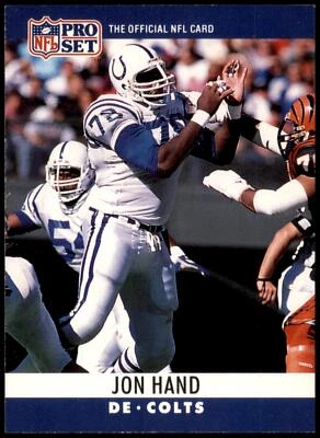 Jon Hand #132 1990 Pro Set - Image 1 of 2