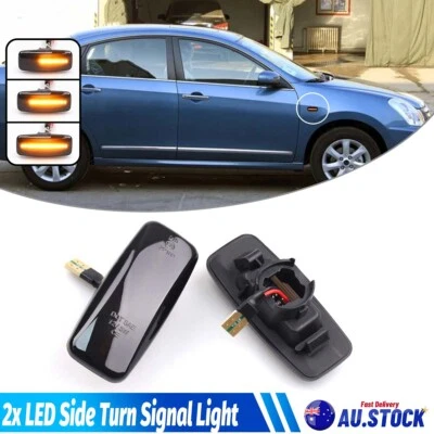 Dynamic Side Turn Signal Light LED Indicators for Nissan Patrol Y61 for Infiniti - image 1 of 4
