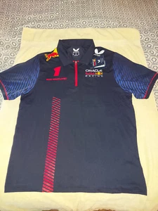 Oracle Red Bull Racing Max Verstappen Driver Polo Shirt Castore Mens XL/Large - Picture 1 of 11