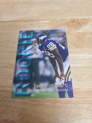1995 Ultra Football Card #445 James Stewart Rookie Vikings $$$ - Image 1 of 2