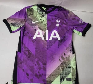 Tottenham 2021/22 Medium Purple Third Shirt Signed Steven Bergwijn - Picture 1 of 12