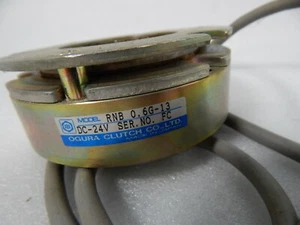 Ogura Clutch Company Electromagnetic Clutch Brake, RNB 0.6G-13 Break DC-24V - Picture 1 of 3