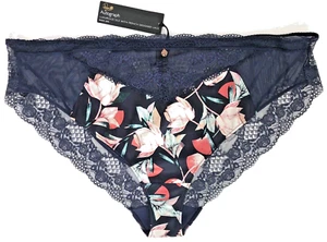 M&S Size 28 Rosie for Autograph Luxurious Silk & Lace High Leg Knickers BNWT - Picture 1 of 3