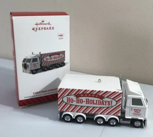 Hallmark Keepsake Christmas Convoy Ornament with Sound Song 2014 Semi Truck - Picture 1 of 7