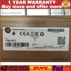 1756-PA72 New Sealed AB ControlLogix AC Power Supply 1756PA72 US Free Tax - Imagen 1 de 4