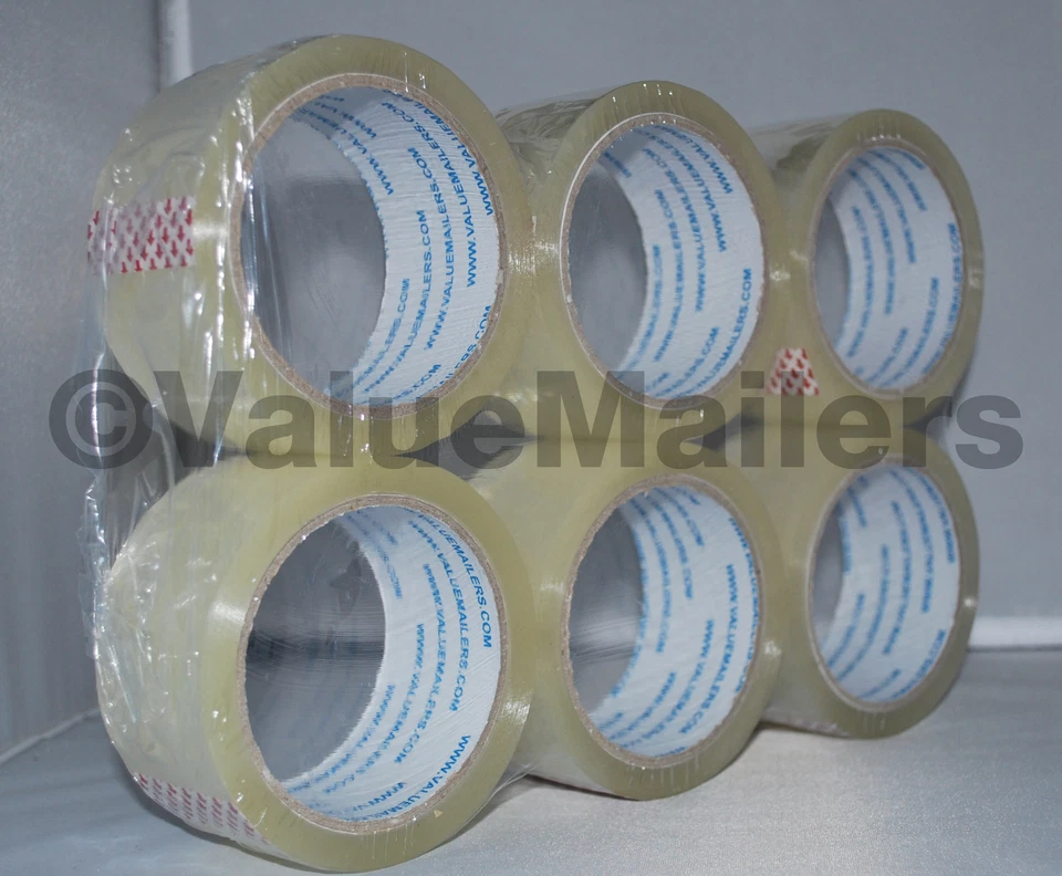 36 Rolls Quality Packaging 2 mil Box Carton Sealing Tape 2x55 Yards  2" x 165' - Image 1 of 1