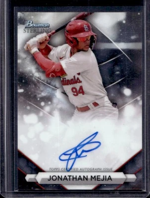 2023 Bowman Sterling Jonathan Mejia Prospect Auto #PA-JM Cardinals - Image 1 of 2