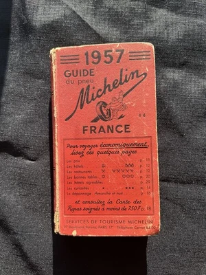 Guide Michelin FRANCE  1957.  893 pages. Collection RARE - Image 1 of 4