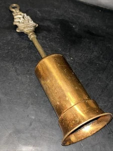 Vintage Retractable Brass Fireside Brush The Revenge 1588 Tall Ship Galleon - Picture 1 of 7