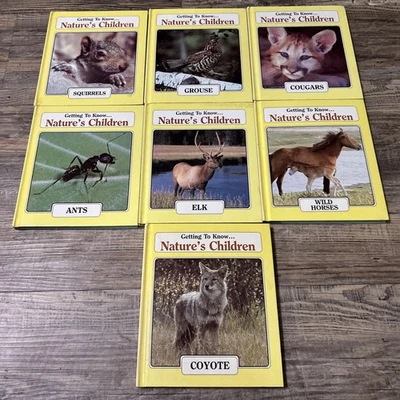 Getting To Know...Nature's Children: Lot Of 7 From  Series, HC, 1996 - Image 1 of 3
