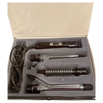 Vintage 1987 Vidal Sassoon Multi Tool Hair Styler Brush Curling Iron Wand Tested - Image 1 of 4