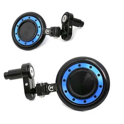 Espejos retrovisores de extremo de barra de motocicleta AZUL REACTOR para Suzuki GSX-S1000 F/ABS 2016-2024 Foto 1 de 4