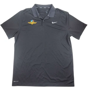Camisa Polo NIKE Golf Dri-Fit Indianapolis Motor Speedway Bordada L Negra - Imagen 1 de 8