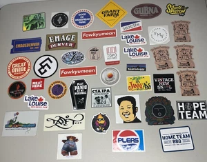 Lot of Stickers 44 Mixed Gag Brewery Skating Denver Widespread Panic Team Vinyl - Picture 1 of 10