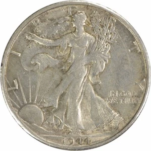 1944-S/S Walking Liberty Half Dollar RPM 2 FS-501 Choice EF Uncertified #809 - Picture 1 of 2