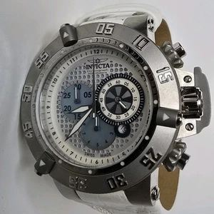 Invicta Subaqua Noma III Swiss Made Men's Chronograph Watch 10201 White - Picture 1 of 5