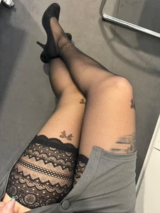 Fiore Halterlose Strümpfe 20den Coquette | Sexy Nylons mit Damen S-L Stockings - Bild 1 von 15