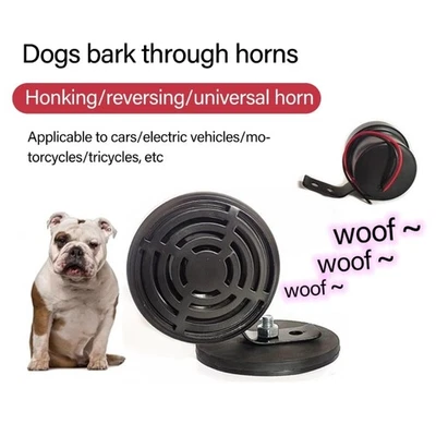 Dog Barking Motorcycle Horn Car Horn Dog Barking Horn for Reverse Safety - Image 1 of 4