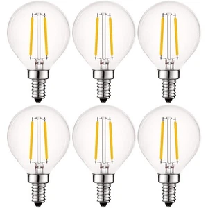 6x Luxrite LED G16.5 Globe Bulb 4W (40W Equivalent) Warm White 400lm E12 Base - Picture 1 of 7