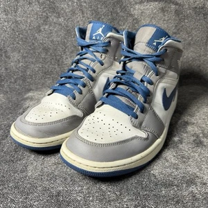 Jordan 1 Mid Cement True Blue DQ8426 014 GEBRAUCHT - Herren Größe US 9,0 - Bild 1 von 11