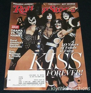 Rolling Stone Magazine KISS issue 1206 / April 2014 Paul Stanley Gene Simmons - Picture 1 of 1