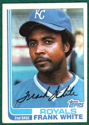 Frank White - 1982 Topps #645 - Kansas City Royals Baseball Card - Image 1 of 2