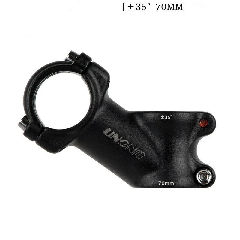 UNO Bicycle Stem ±35° Mountain Bicycle Ultralight 70MM Aluminum Stems 31.8 - Image 1 of 3