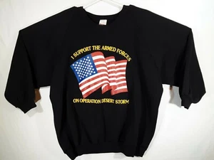 VTG I Support The Armed Forces on Operation Desert Storm Sweatshirt- Size XXL - Picture 1 of 6