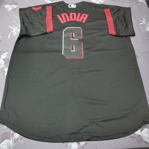 Jonathan India #6 Cincinnati Reds City Connect Black Cool Base Stitched Jersey Cover