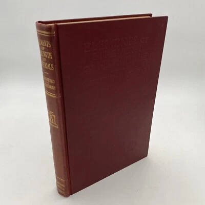 Элементы прочности материалов Тимошенко и Маккалоу 1940 - Изображение 1 из 4