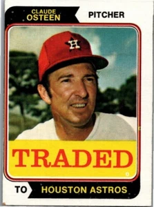 1974 Topps #42T Claude Osteen Traded - Imagen 1 de 2