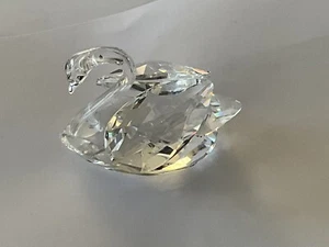 swarovski swan ornament 6cm By 4 Cm - Picture 1 of 5