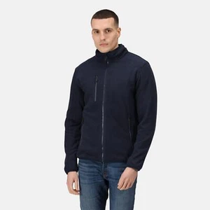 Regatta Omicron III navy men's waterproof breathable fleece #TRA624 - Picture 1 of 5