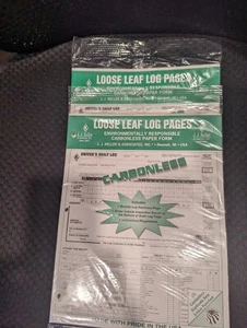 J.J.Keller 5-In-1 Driver's Daily Log, Loose-Leaf Format 8537 Lot of 2 - Picture 1 of 1
