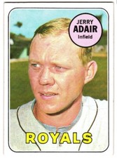 1969 Topps Baseball #159 Jerry Adair - Ex/NM