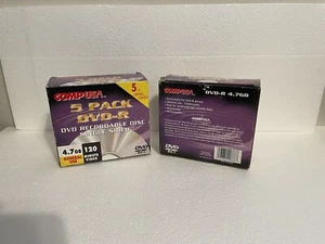 2 Packs CompUSA DVD-R (9 Disc Total) Disc in Jewel Case 4.7 GB 120 Min Video - Picture 1 of 1
